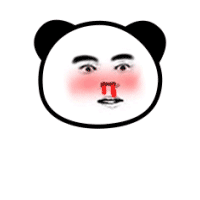 表情包｜奇奇怪怪的熊猫头表情包插图24