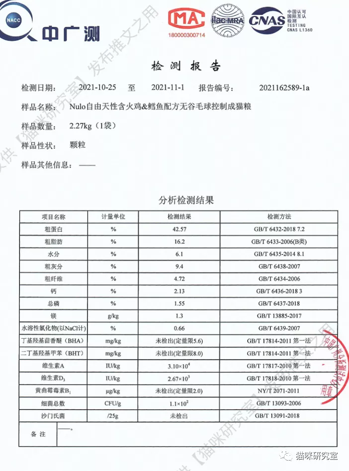 nulo猫粮毛球管理款测评：芒草纤维实现温和排毛、低脂减肥、调节软便便秘3大功能